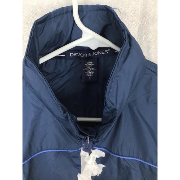 Devon & Jones Ladies Element Rain Jacket Small Navy Blue - Picture 5 of 9